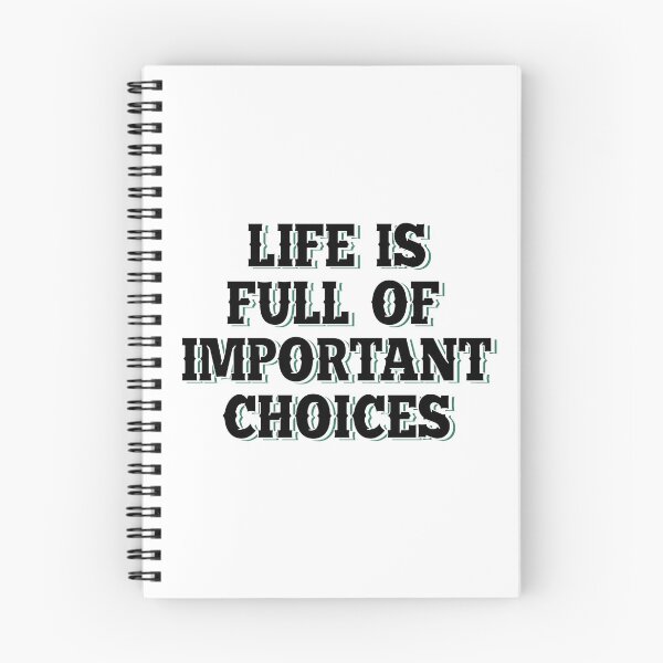 Item preview, Life is full of important choices 6 designed and sold by Mandala & More.