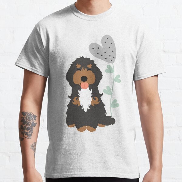 Item preview, Love Black and Tan Tricolor Cockapoo Cavapoo Cavoodle designed and sold by Lulupainting.
