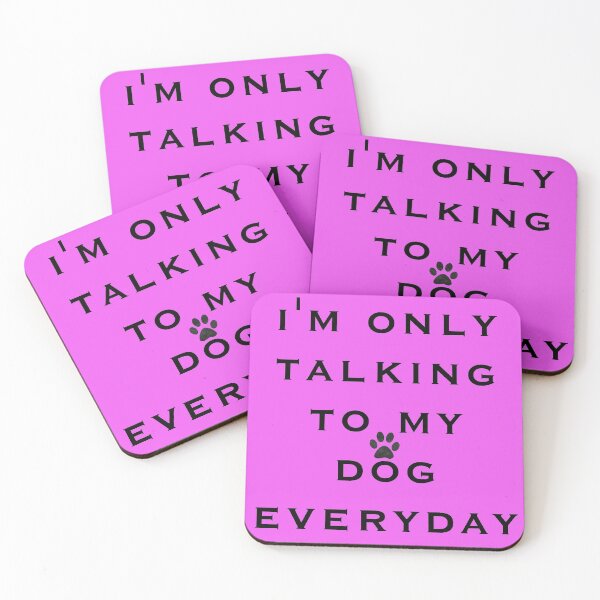 Item preview, i'm only talking to my dog everyday shirt designed and sold by Mounir Ameur Ali.