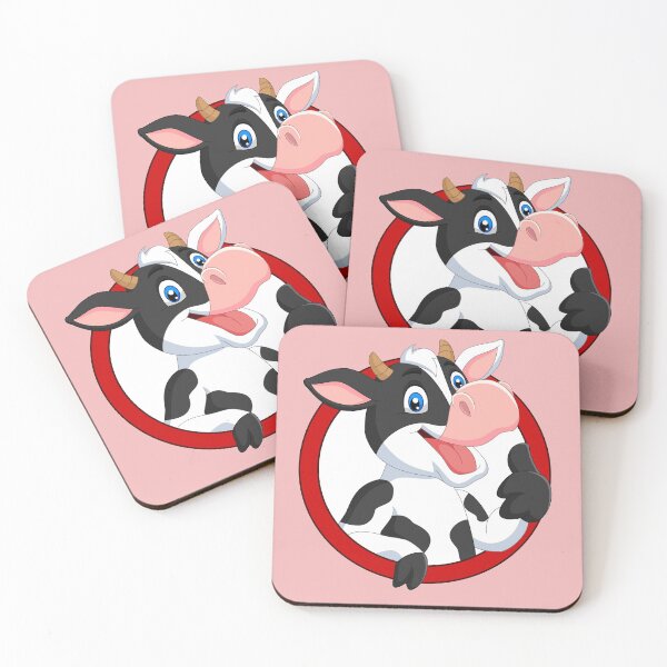 Item preview, Cartoon Happy Cow Giving Thumb up designed and sold by CartoonTshirtD.