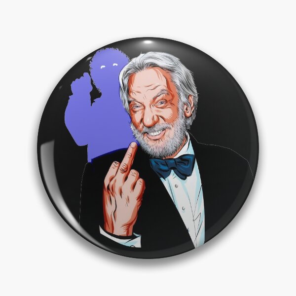 Item preview, Donald Sutherland - An illustration by Paul Cemmick designed and sold by TIGERDAVER.