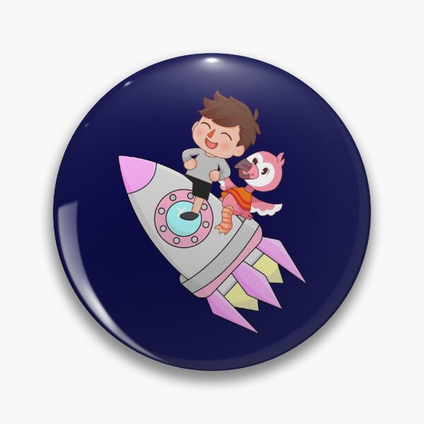 Item preview, Flamingo youtube Flamingo Plush together setting on a cute rocket travelling to space  designed and sold by SGS-.