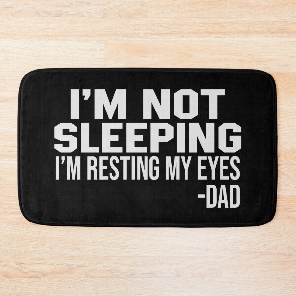 Item preview, I'm Not Sleeping I'm Resting My Eyes Funny Dad Jokes Gift designed and sold by honeyandcotton.