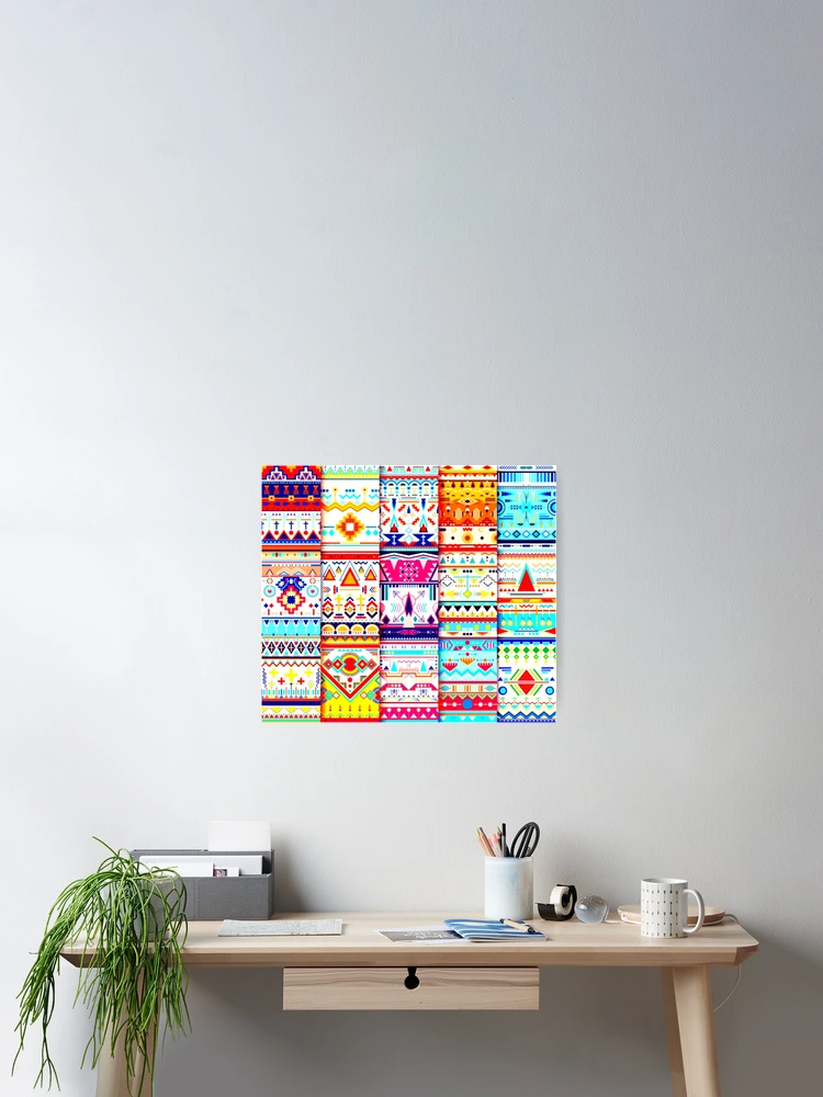 Imagen 2 de 3, Póster con la obra IconoPatrones29, diseñada y vendida por IconPatterns.