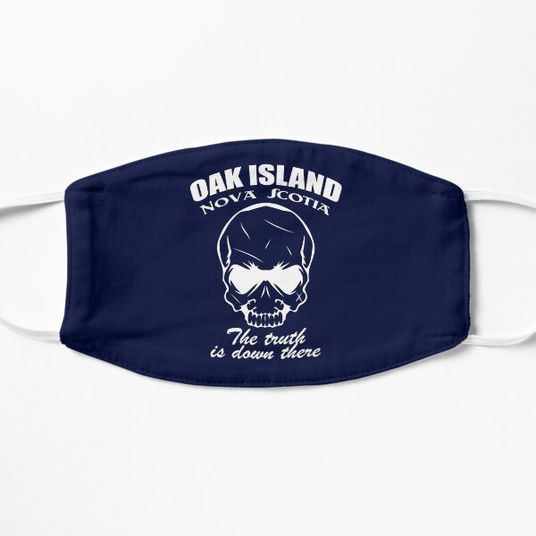 Oak Island Skull Treasure Hunter The Truth Is Down There Nova Scotia Flat Mask