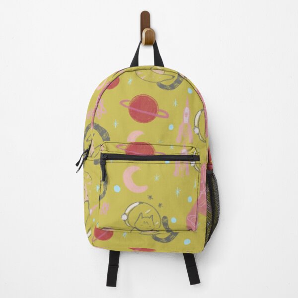 Item preview, Space cat simple colorful cute pattern, yellow designed and sold by ciaobebo.
