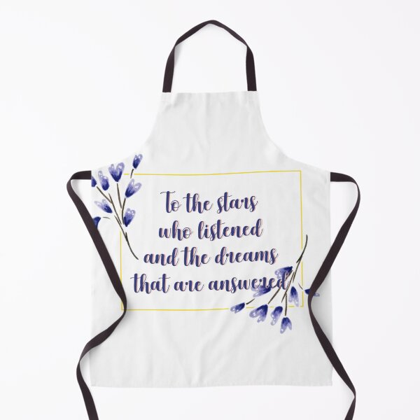 Item preview, To the stars who listen and the dreams that are answered flower quote 3 designed and sold by DoodlesFlowers.