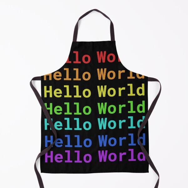 Item preview, Hello World | Rainbow designed and sold by GamerGetup.