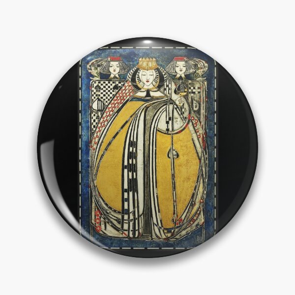 Item preview,  QUEEN OF SPADES Art Nouveau Four Queens designed and sold by BulganLumini.