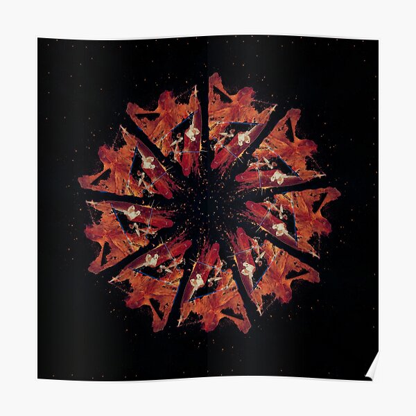 WDVMM - 1045 - Head Grinds Hole Mandala 1 Mandala 2 Poster
