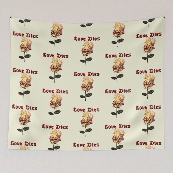 Item preview, Love Dies - Grunge Burning Rose designed and sold by RabbitLair.