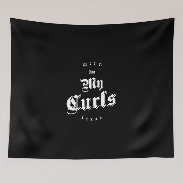 Item preview, WILD Like My Curls Gang Letters designed and sold by SimplePickUps.