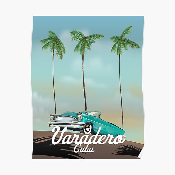 18x24Decorative Poster.Varadero Beach.Cuba travel.8280 