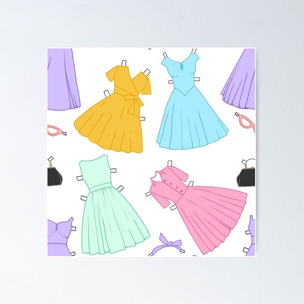 Paper Easy Barbie Clothes Paper Dress Easy To Make Barbie Clothes