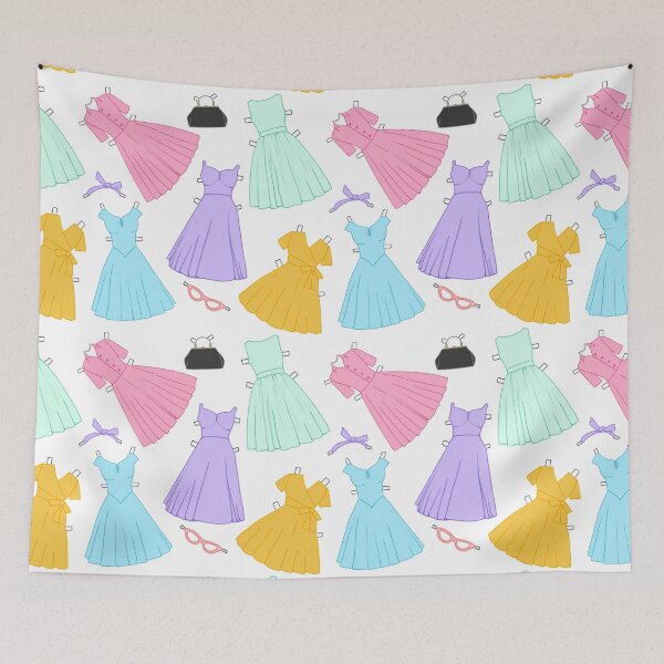 Item preview, 50’s inspired paper doll Clothes dress-up designed and sold by Serinah Williams.