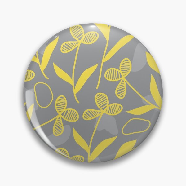 Item preview, Gray Yellow Flowers designed and sold by famenxt.