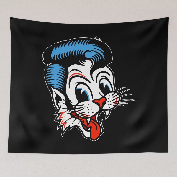Item preview, The Rockabilly Cat designed and sold by saintdelgaz.