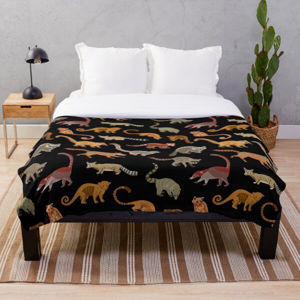Item preview, Raccoons and Relatives: Species of Procyonidae Pattern (Coatis, Olingos, etc) designed and sold by ELMayer.