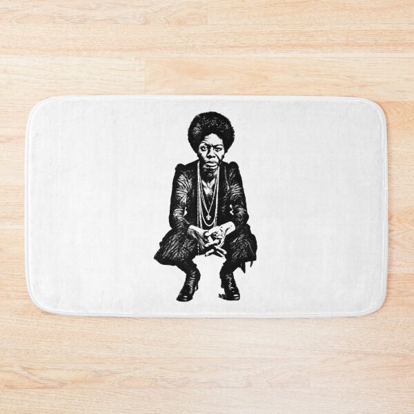 Item preview, Nina Simone Singer drawing black and white jazz blues  designed and sold by Digibee.