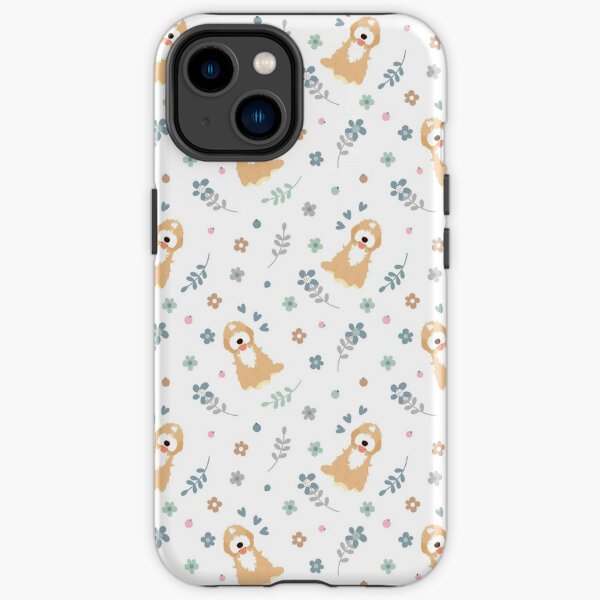 Love Apricot Cream White Cockapoo Cavapoo Cavoodle iPhone Tough Case