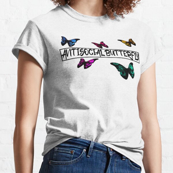 Antisocial Butterfly - Skull butterflies Classic T-Shirt