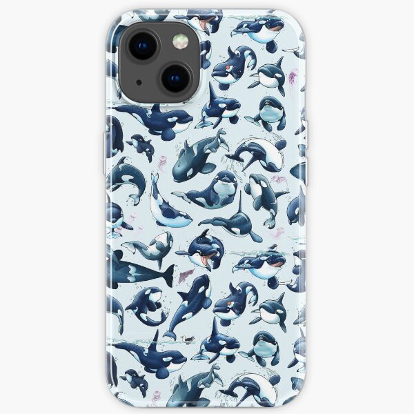 The killer whale party - special neutral background iPhone Soft Case