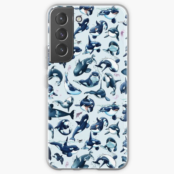 The killer whale party - special neutral background Samsung Galaxy Soft Case