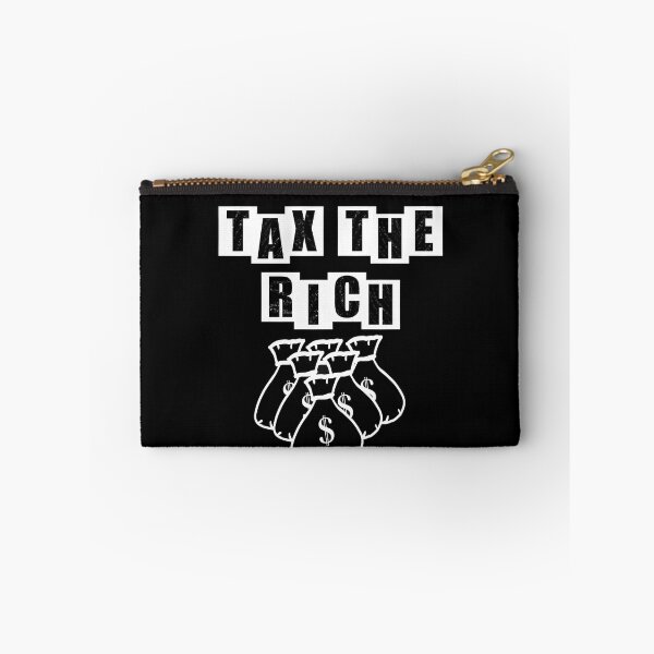 Aperçu de l'œuvre Tax les sacs d'argent riches - noir créée et vendue par BusyMonkeys.