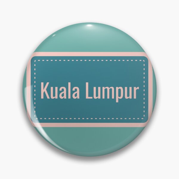 Item preview, Kuala Lumpur cute Sign designed and sold by CityCollection.