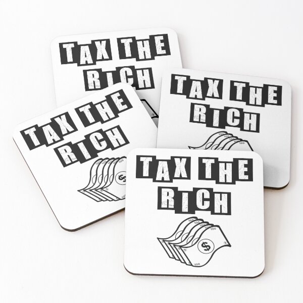 Item preview, Tax the rich dollar bills - White designed and sold by BusyMonkeys.