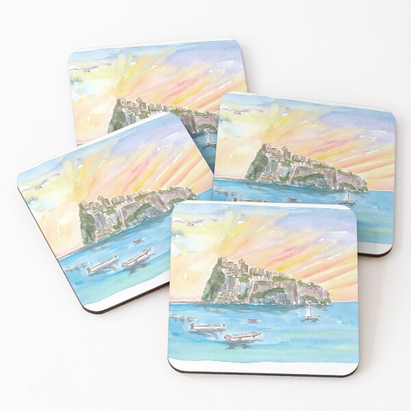 Item preview, Amore in Ischia Italy with Castello Aragonese designed and sold by artshop77.