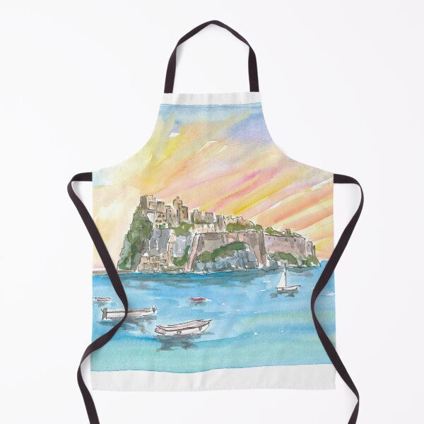 Item preview, Amore in Ischia Italy with Castello Aragonese designed and sold by artshop77.