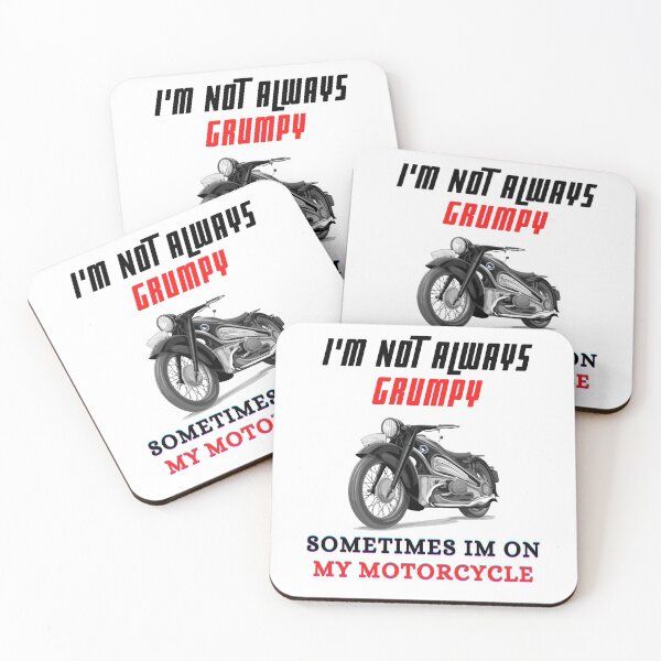 Item preview, I'm Not Always Grumpy, Sometimes I'm On My Motorcycle designed and sold by Aesthynova.