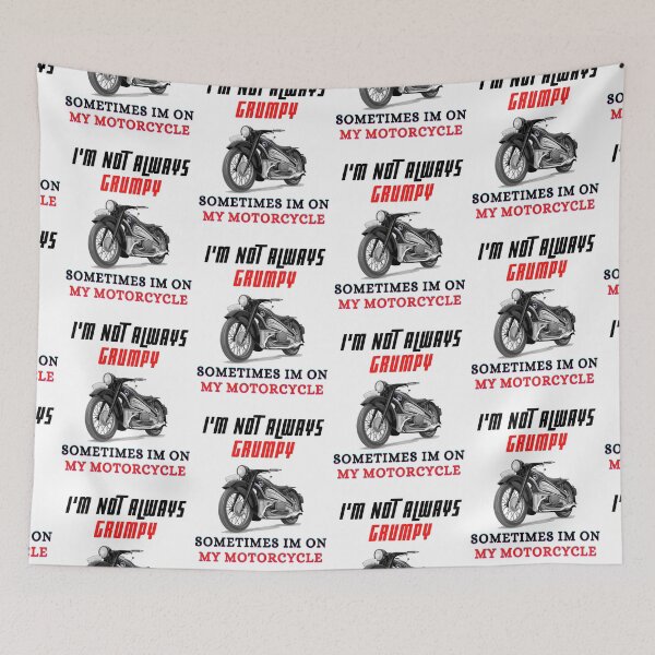 Item preview, I'm Not Always Grumpy, Sometimes I'm On My Motorcycle designed and sold by Aesthynova.