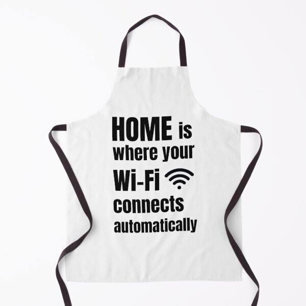 Item preview, Home is where your wifi connects automatically designed and sold by ToniaKroeger.