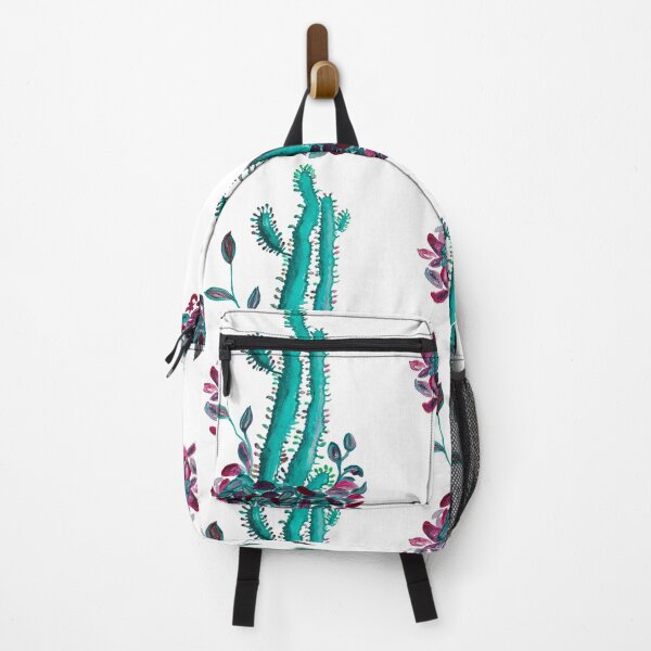 Item preview, Cactus and Red Leaves, Quarantine Watercolor designed and sold by ANoelleJay.