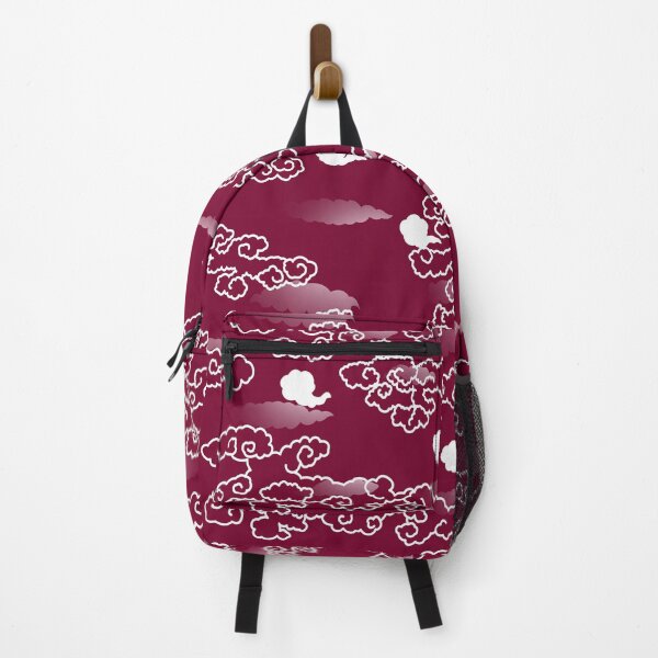 Item preview, Japanese cloud traditional kimono pattern purple design designed and sold by Japanculture.