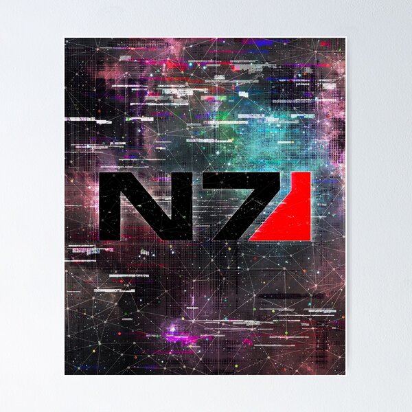 Artikel-Vorschau von N7 Emblem - Space Glitch, designt und verkauft von Visionyst.
