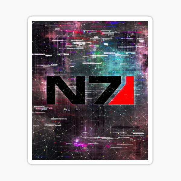 Artikel-Vorschau von N7 Emblem - Space Glitch, designt und verkauft von Visionyst.