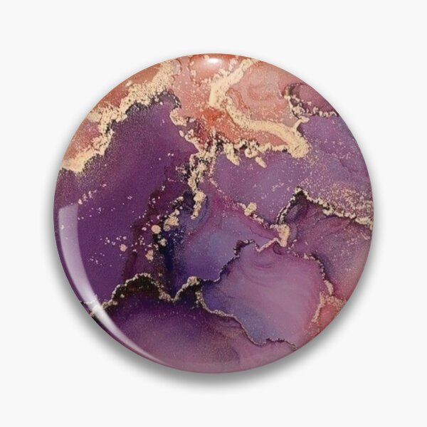 Item preview, purple orange and gold marble print designed and sold by HadeeeeL.