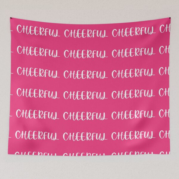 Item preview, Cheerful - A Feeling not Just a Word designed and sold by FitBeast.