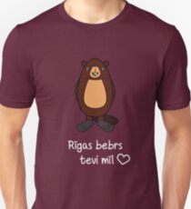 Riga Beaver loves you Unisex T-Shirt