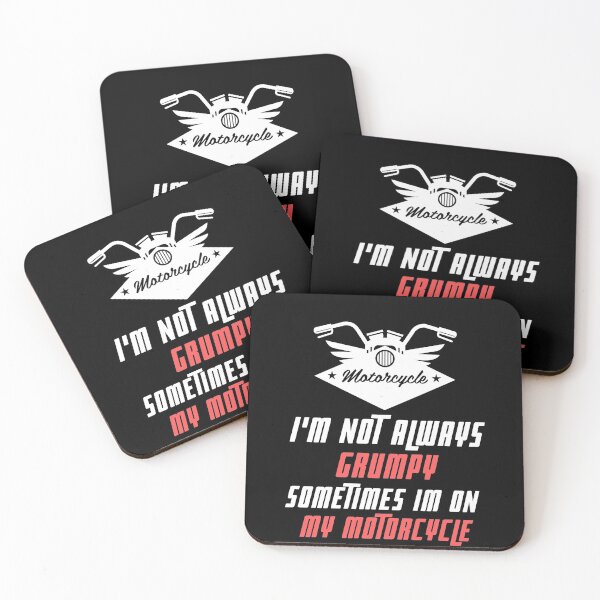 Item preview, I'm Not Always Grumpy, Sometimes I'm On My Motorcycle designed and sold by Aesthynova.