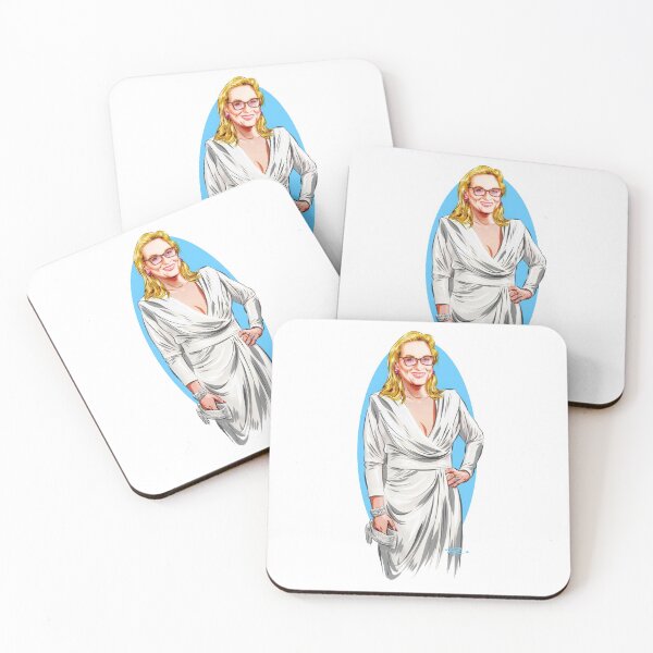 Item preview, Meryl Streep - An illustration by Paul Cemmick designed and sold by TIGERDAVER.