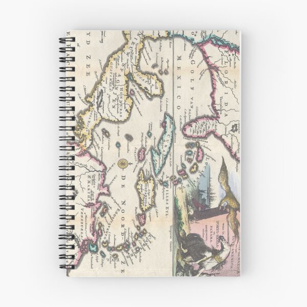 Item preview, Vintage Map of The Caribbean (1747) designed and sold by BravuraMedia.