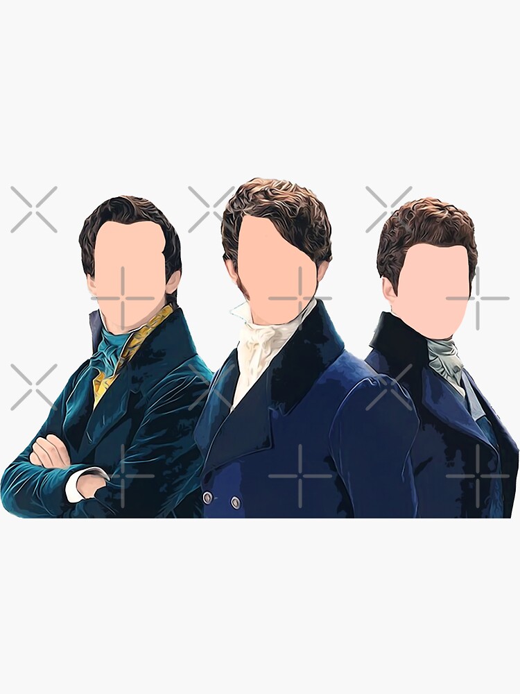 Benedict & Anthony & Colin Bridgerton In Gray by creative-boo