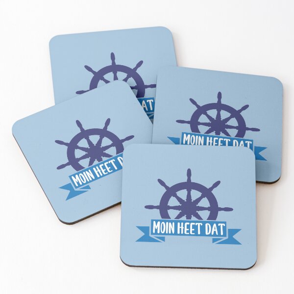 Item preview, Moin heet dat - steering wheel ship North German Low German designed and sold by mgoo.