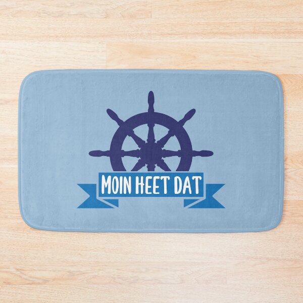 Item preview, Moin heet dat - steering wheel ship North German Low German designed and sold by mgoo.