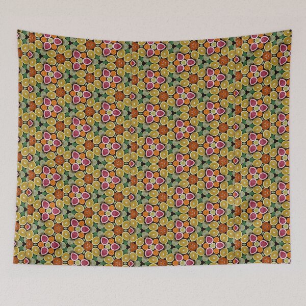 Item preview, Citrus fruits pattern - geomatric line pattern idea designed and sold by Geometrina.