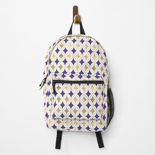 Item preview, Jester superellipse gold design - white and kingfisher daisy violet designed and sold by AnnieHochmann.